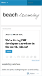Mobile Screenshot of beachdreaming.wordpress.com