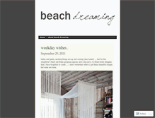 Tablet Screenshot of beachdreaming.wordpress.com