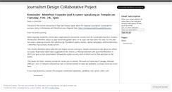 Desktop Screenshot of journalismcollaborative.wordpress.com