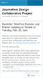 Mobile Screenshot of journalismcollaborative.wordpress.com