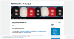 Desktop Screenshot of pinchline.wordpress.com