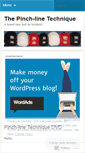Mobile Screenshot of pinchline.wordpress.com