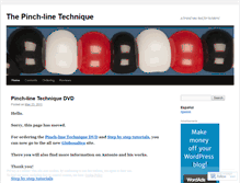 Tablet Screenshot of pinchline.wordpress.com