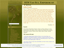 Tablet Screenshot of himyaosui.wordpress.com