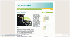 Desktop Screenshot of 511tacticalpants.wordpress.com