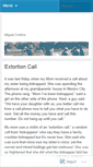 Mobile Screenshot of miguelcortina.wordpress.com