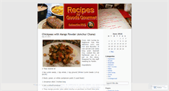 Desktop Screenshot of gfcrecipes.wordpress.com