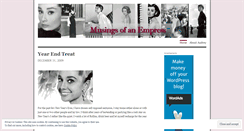 Desktop Screenshot of empressmusings.wordpress.com