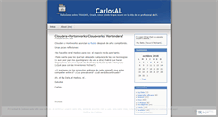 Desktop Screenshot of carlosal.wordpress.com