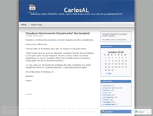 Tablet Screenshot of carlosal.wordpress.com