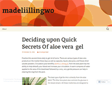 Tablet Screenshot of madeliillingwo.wordpress.com