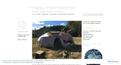 Desktop Screenshot of happyimpermanence.wordpress.com