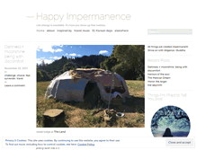 Tablet Screenshot of happyimpermanence.wordpress.com