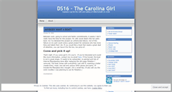 Desktop Screenshot of ds16carolina.wordpress.com