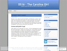 Tablet Screenshot of ds16carolina.wordpress.com