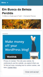 Mobile Screenshot of embuscadabelezaperdida.wordpress.com