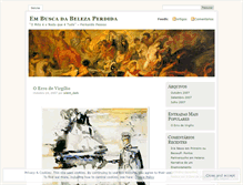 Tablet Screenshot of embuscadabelezaperdida.wordpress.com