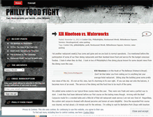 Tablet Screenshot of phillyfoodfight.wordpress.com