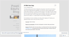 Desktop Screenshot of preetiedul.wordpress.com