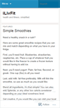 Mobile Screenshot of ilivfit.wordpress.com