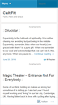 Mobile Screenshot of cultfit.wordpress.com