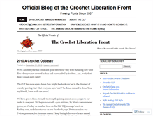 Tablet Screenshot of crochetliberationfront.wordpress.com