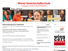 Tablet Screenshot of gewerkschaftsschule.wordpress.com
