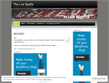 Tablet Screenshot of luxsports.wordpress.com