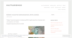 Desktop Screenshot of kulttuuribingo.wordpress.com