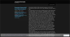 Desktop Screenshot of jongereninformatie.wordpress.com