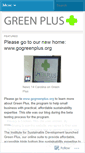 Mobile Screenshot of gogreenplus.wordpress.com