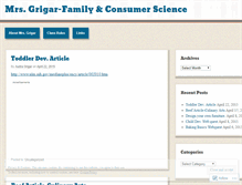 Tablet Screenshot of mrsgrigar.wordpress.com