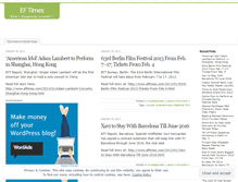 Tablet Screenshot of eftimes.wordpress.com