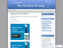 Tablet Screenshot of bjmuntain.wordpress.com