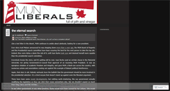 Desktop Screenshot of munliberals.wordpress.com