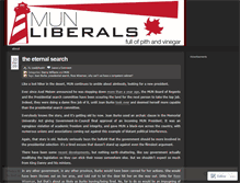 Tablet Screenshot of munliberals.wordpress.com