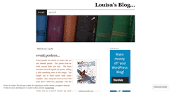 Desktop Screenshot of louisawalker.wordpress.com