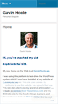 Mobile Screenshot of gavinhoole.wordpress.com