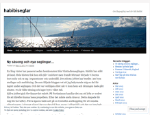 Tablet Screenshot of habibiseglar.wordpress.com