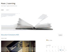 Tablet Screenshot of haaslearning.wordpress.com