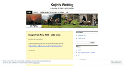 Desktop Screenshot of kojin.wordpress.com