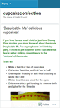 Mobile Screenshot of cupcakeconfection.wordpress.com