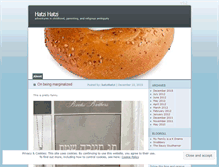 Tablet Screenshot of hatzihatzi.wordpress.com
