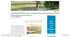 Desktop Screenshot of acreagealert.wordpress.com