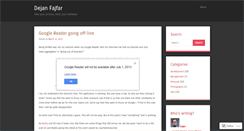 Desktop Screenshot of dejanfajfar.wordpress.com
