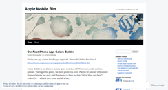Desktop Screenshot of mobpple.wordpress.com