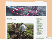 Tablet Screenshot of betweenourselvesandourland.wordpress.com