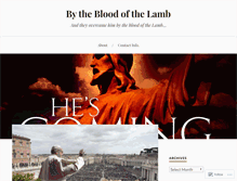 Tablet Screenshot of bythebloodofthelamb.wordpress.com