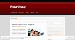 Desktop Screenshot of healthorbeauty.wordpress.com