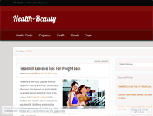 Tablet Screenshot of healthorbeauty.wordpress.com